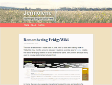 Tablet Screenshot of jermolene.com